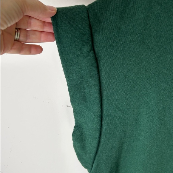 BRYN WALKER Green Sweatshirt Dress Bamboo Organic Cotton Size Large - Picture 7 of 15